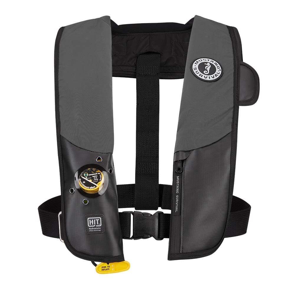 Mustang Survival Corp Inflatable PFD with HIT (Auto Hydrostatic) and Bright Fluorescent Inflation Cell