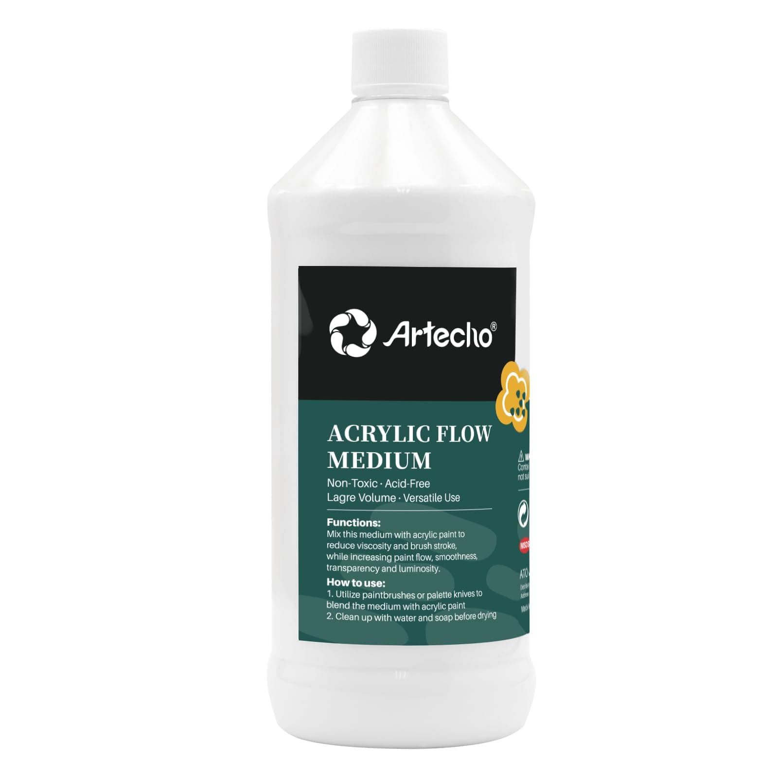 Pouring Effects Medium 32oz / 946ml, Acrylic Medium for Acrylic Paint