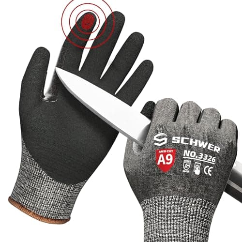 Schwer ANSI A9 Highest Level Cut Resistant Gloves