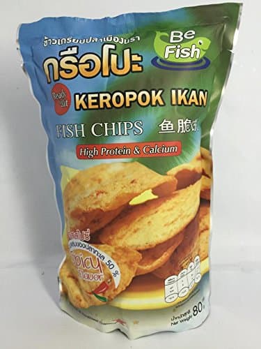 Fish Chips Spicy Flavor Thai Snack 80g