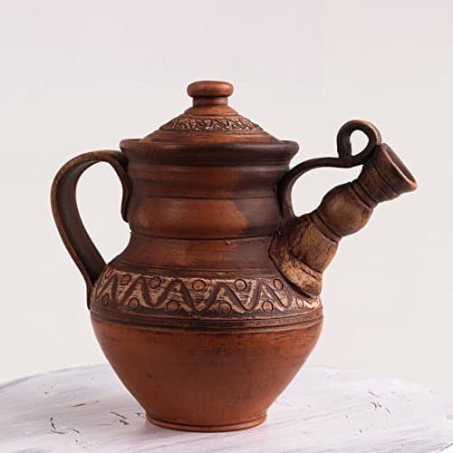 Pottery teapot Handmade ceramic Milky ceramic teapot