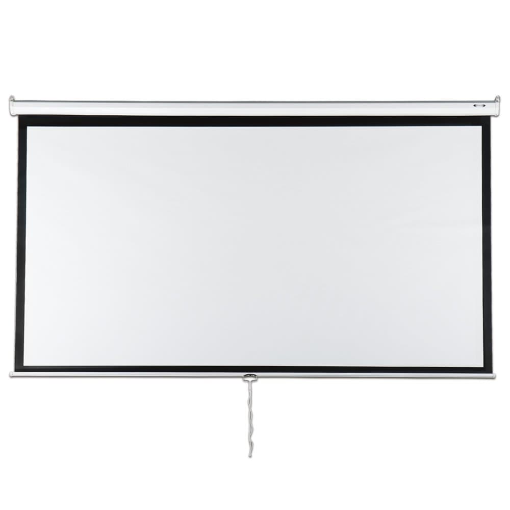 Jago Projection Screen Self-Retracting – Metal – Various Sizes Available, 178 x 178 cm
