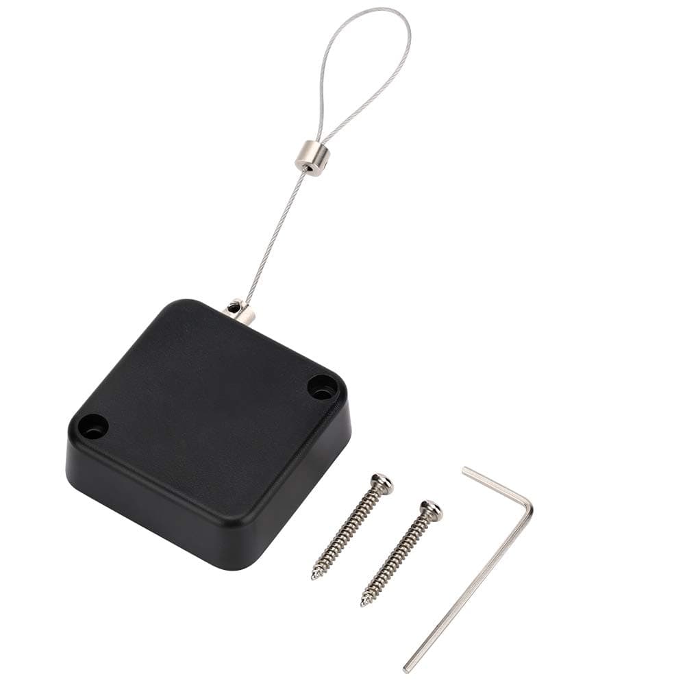Loradar Retractable Cable Lock with Cable Tethers Customizable Cable Tether Stop Lost of Conference All Kinds Adapters and Safety Lock for All Kinds of Exhibits Such As Earphone.,Glasses,Watches.