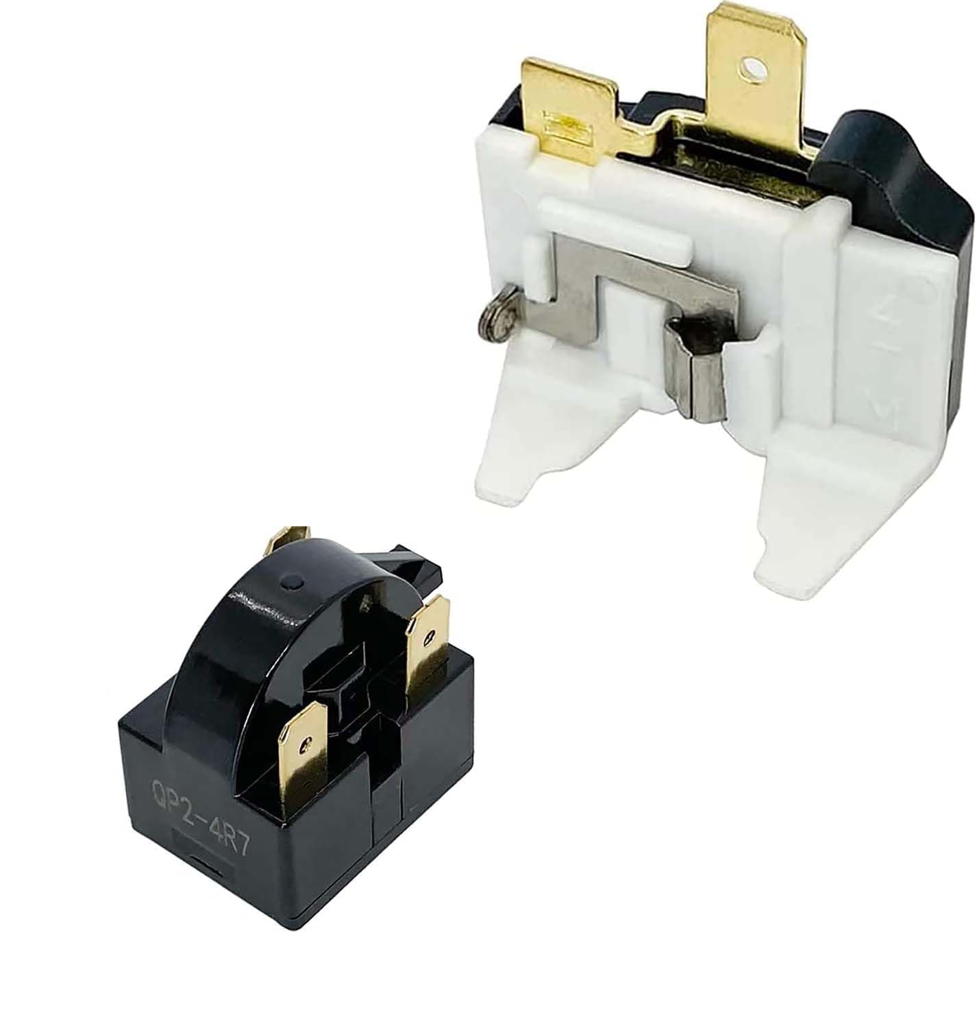 CORINTH CoKoou Compressor 4.7 Ohm 3-Pin PTC Starter/Start Relay and Overload Kit Compatible with Mini Fridges, Beverage & Wine/Beer Coolers, Deep Freezers, Beer/Wine Refrigerators