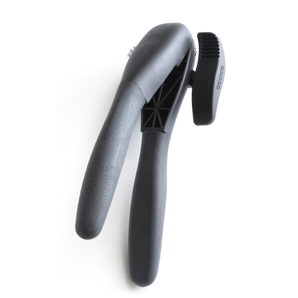 Model 1506 Can Opener with black soft-grip handle in factory-provided plastic bag