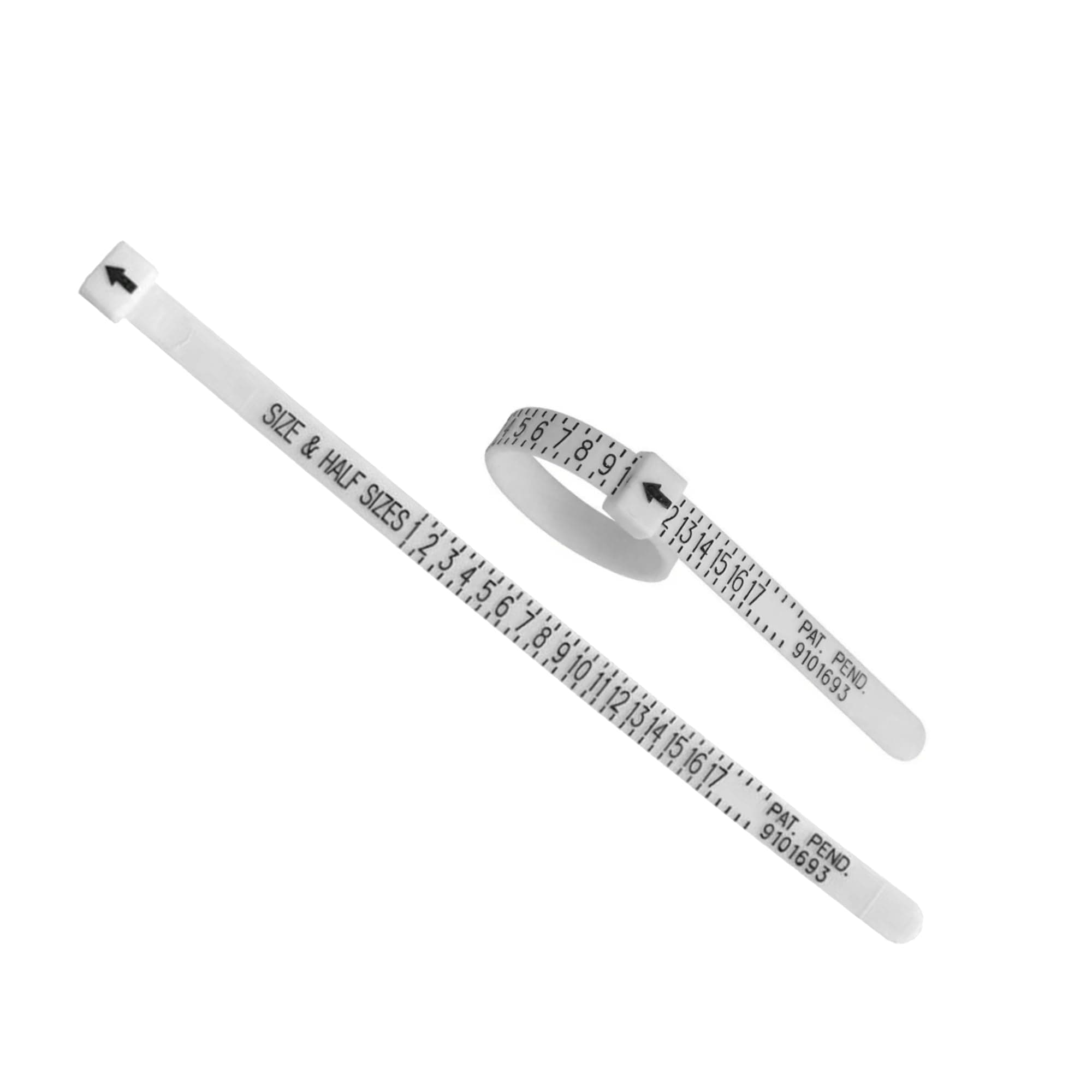 Glitz Design Ring Sizer Finger Measure for Engagement Rings, Wedding Ring Sets, Fashion Cocktail Rings and Wedding Bands for Men & Women