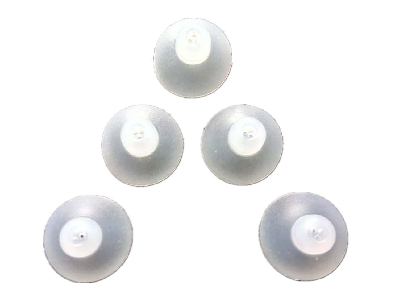 Hearing Aid Ear Piece Closed Domes 12mm 5-Pack Comfortable PSAP (Personal Sound Amplifiers Product) Kit Ear Tips Invisible, Perfect for Open Air (Open fit), Except for RIC