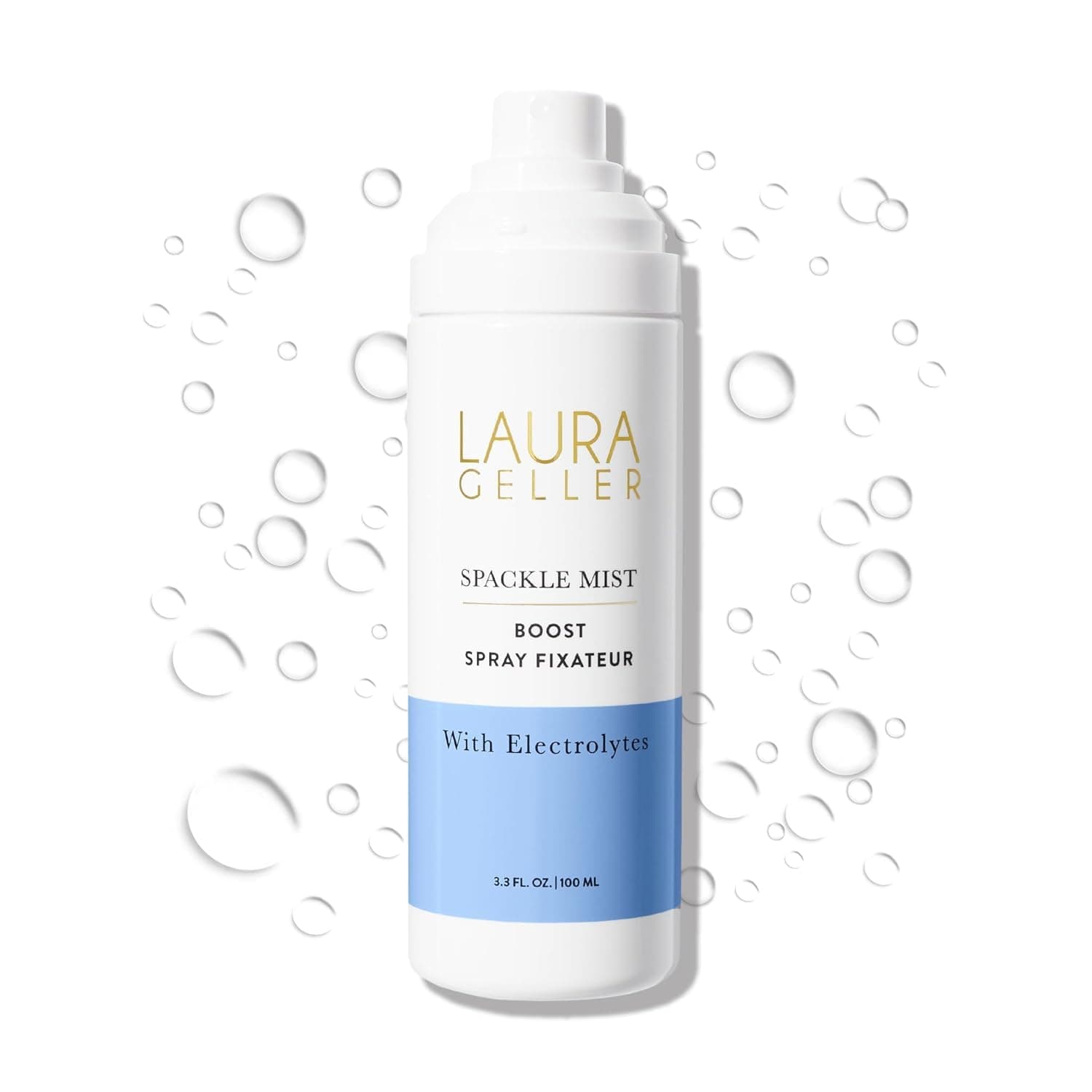 LAURA GELLER NEW YORK Spackle Mist Boost Makeup Setting Spray with Electrolytes - Long-Lasting Setting Spray for Makeup with Hydration and Blue Light Protection