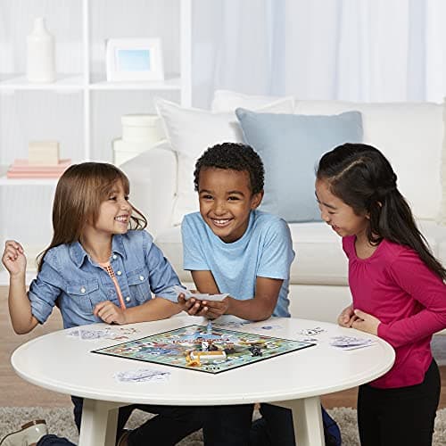 Monopoly Junior Board Game, Fun Monopoly Board Game for Kids Ages 5 and Up, Family Game for 2-4 Players