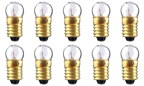 CEC Industries #1446 Bulbs, 12 V, 2.4 W, E10 Base, G-3.5 Shape (Box of 10)