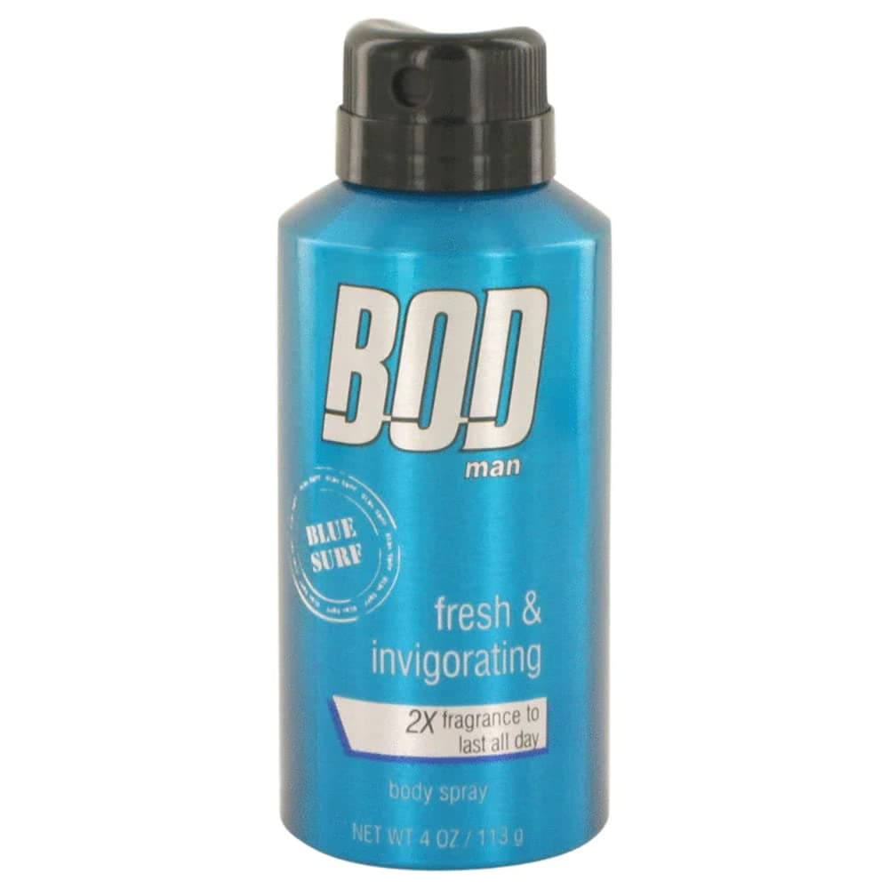 Bod Man Blue Surf Body spray 4 oz for Men