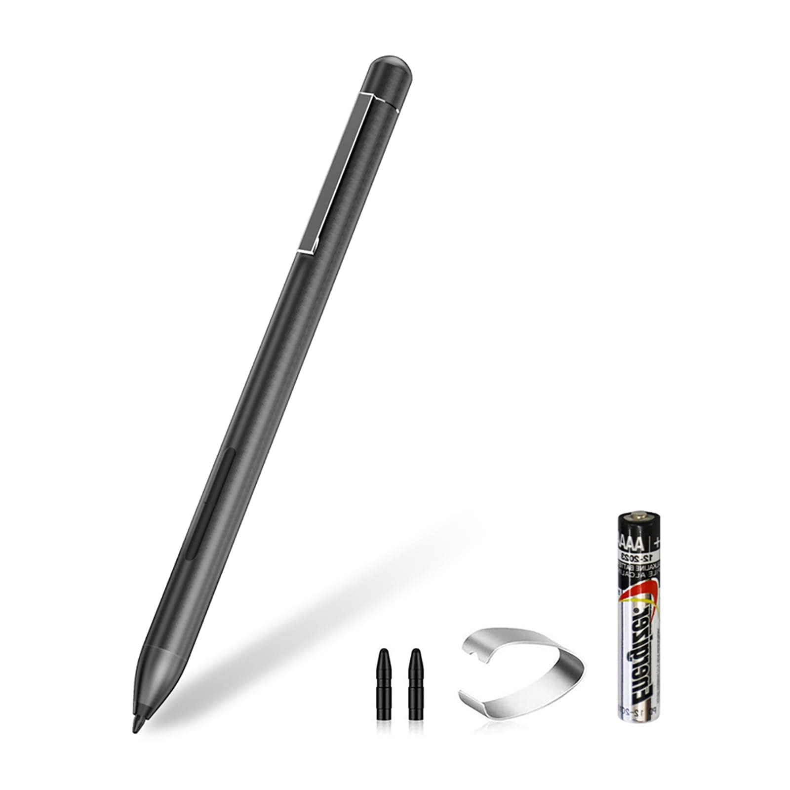 Surface Pro Stylus Pen - Compatible With Surface Book/Laptop/Go/3, Palm Rejection, 1024 Pressure Sensitivity (Grey)