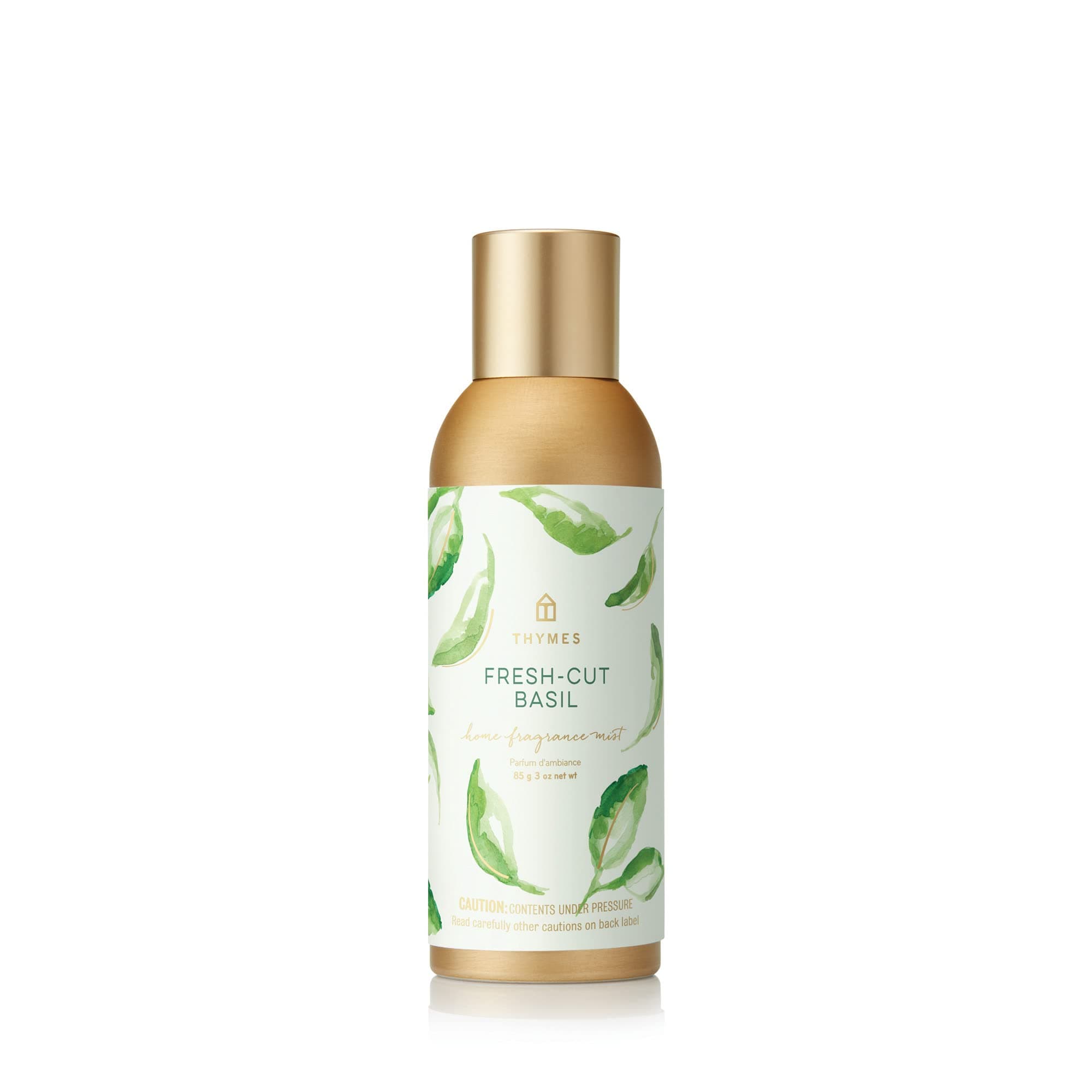 Thymes Home Fragrance Mist – Room Air Fresheners for Home Long Lasting – Air Freshener Spray – Premium Home Fragrance with Notes of Fresh Basil, Tomato Leaf & Delicate Sage (Fresh-Cut Basil, 3 oz)