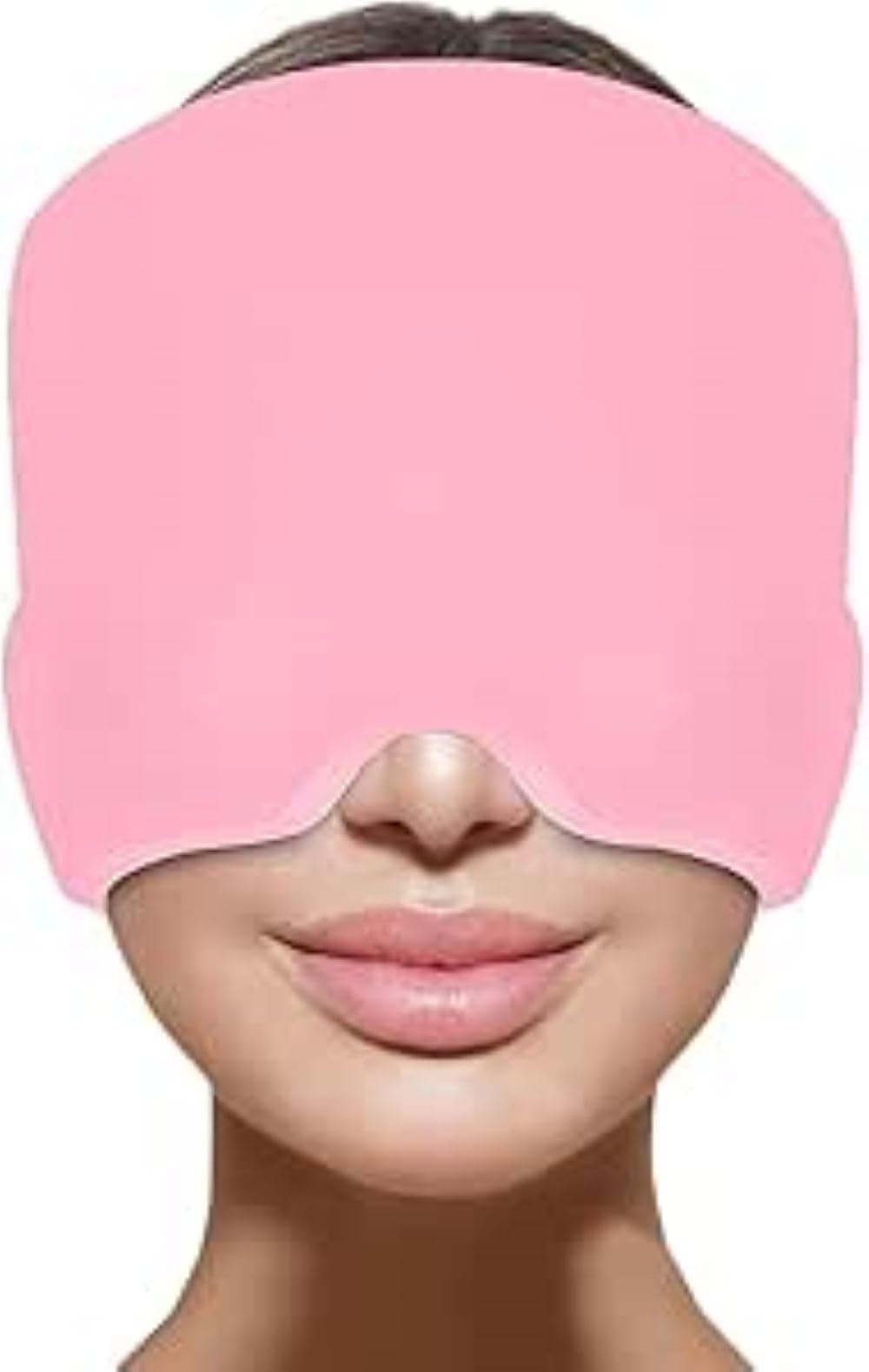 Headache Relief Cap for Migraine Relief Ice Head Wrap, Form Fitting Gel Ice Headache/Migraine Relief Hat, Cold Therapy Migraine Relief Mask