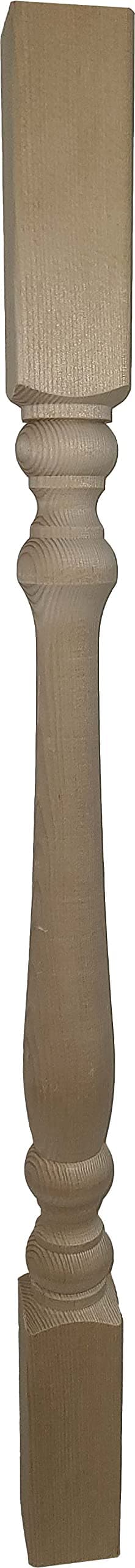 Hemlock Wood Baluster Spindle Colonial (Nominal 2" X 2" X 24") (Actual 1-5/8 x 1-5/8 x 24) Box of 10