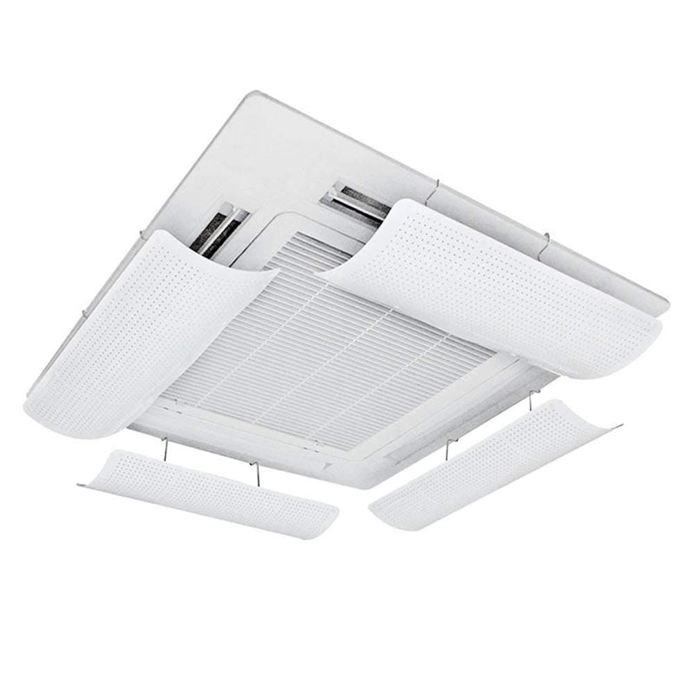 – Air Conditioner Deflector for Central Air Conditioning System ABS Light and Flexible Flexible Microporous Guide Wind Prevents Air Blowing Straight Simple Installation (One Piece) (58cm)