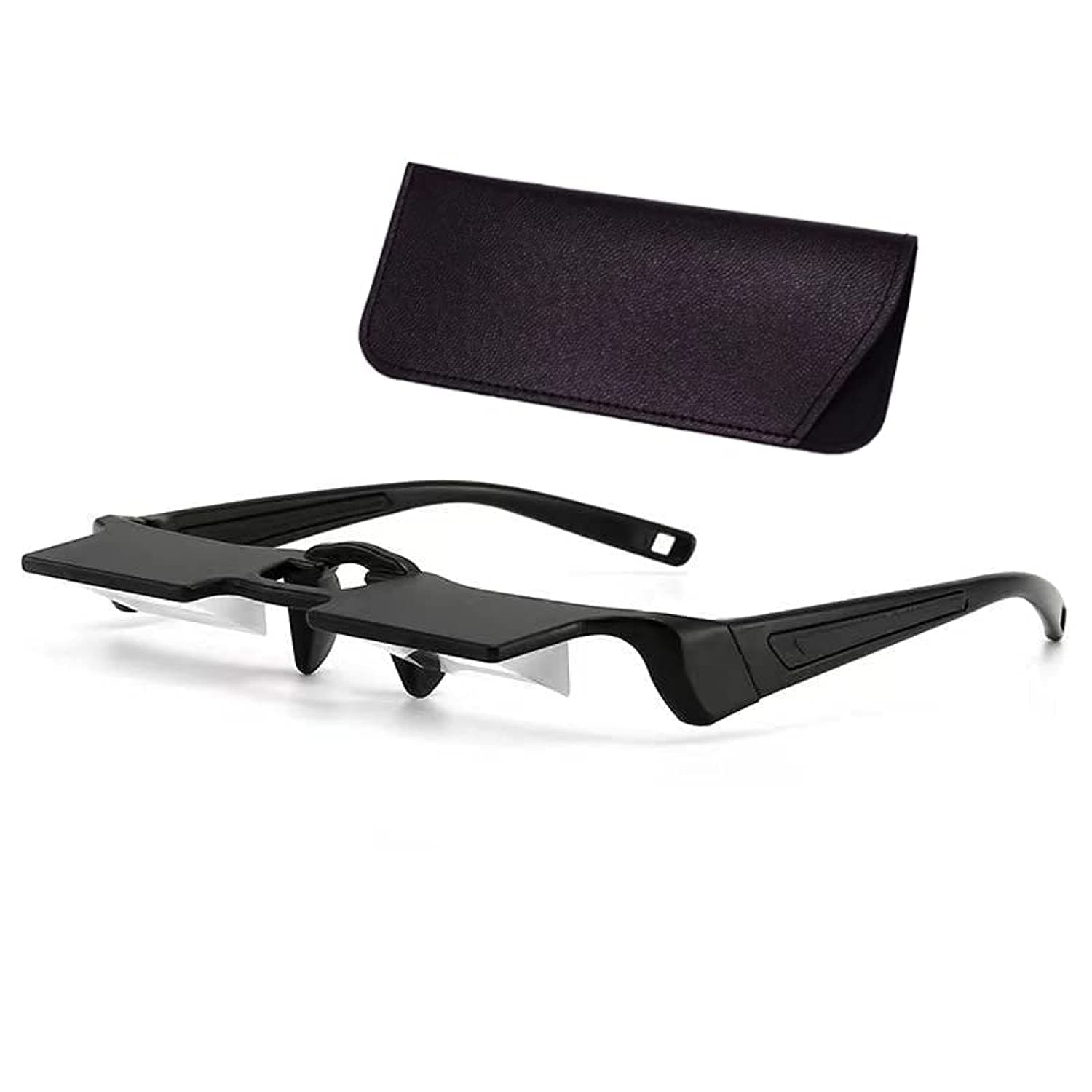 Lazy Glasses Laying Down Light Prism Glasses 90°Angle Prism Glasses Neck Relaxer for Lying down Reading and Watching