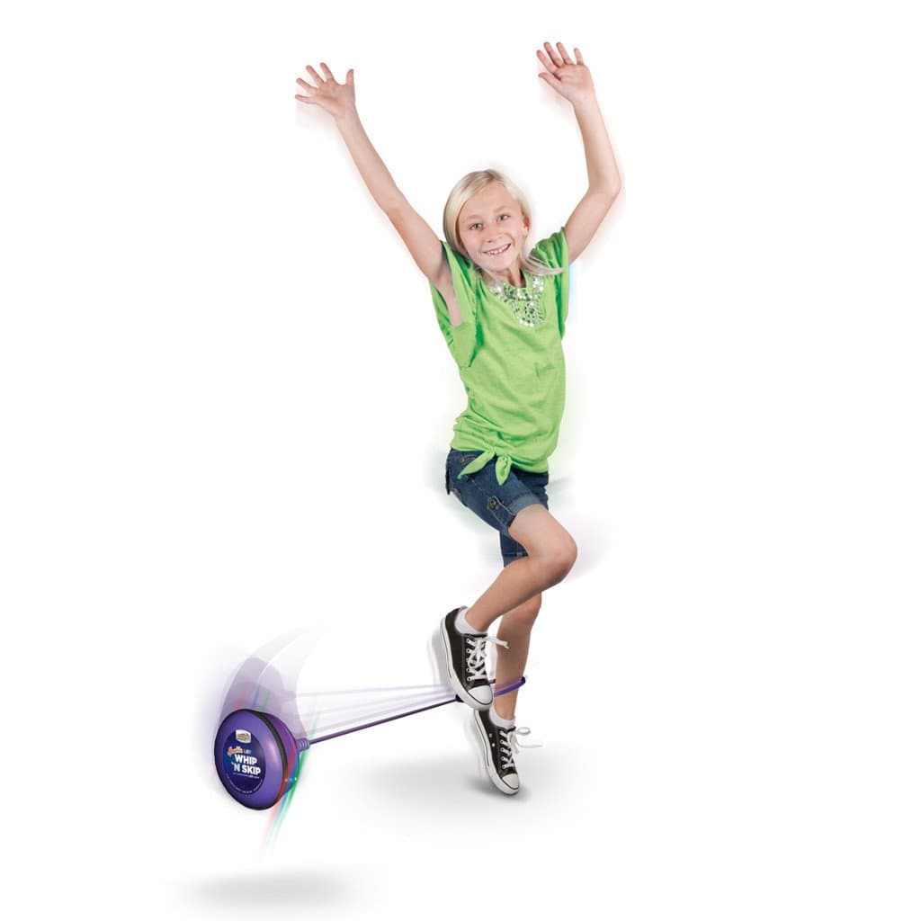 LED WHIP 'N SKIP ANKLE JUMP ROPE with LIGHTS!