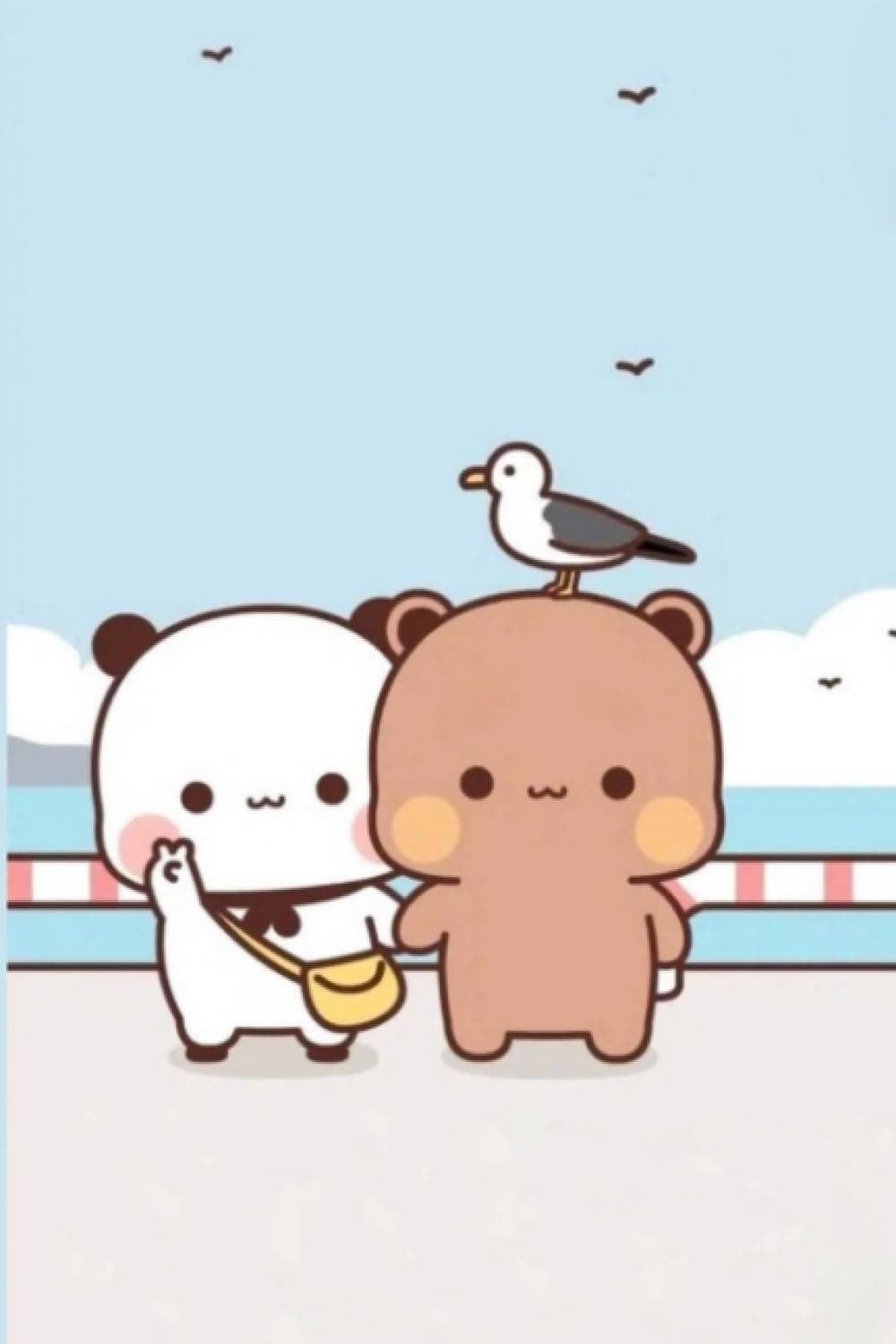 Bubu Dudu cute notebook: 6*9 inch 120 lined pages notebook