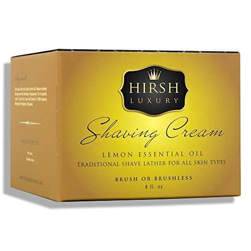 Shaving Cream Lemon Scent Essential Oil 8oz