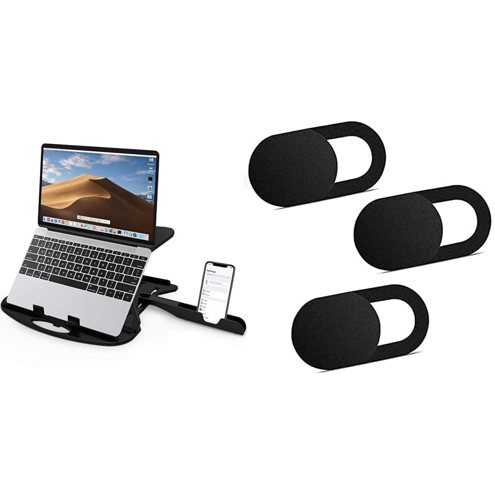 STRIFF Adjustable Laptop Tabletop Stand Patented Riser Ventilated Portable Foldable Compatible with