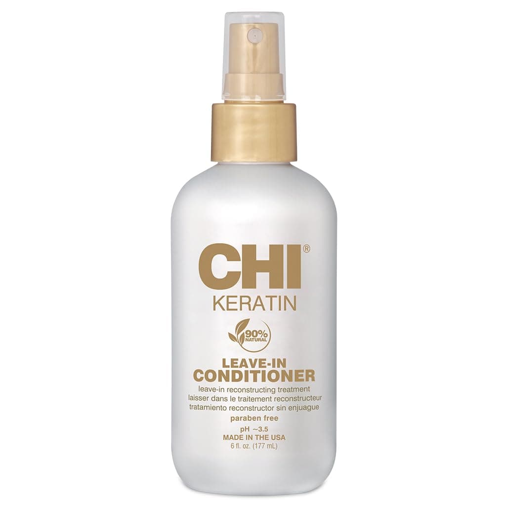 CHI Keratin Leave In Conditioner For Unisex 6 oz Conditioner, White, 6 Fl Oz (Pack of 1)