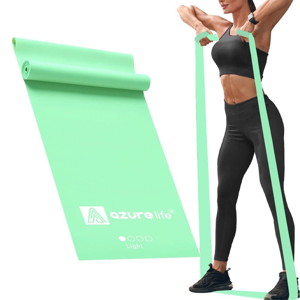 Professional 8 Yards Bulk Resistance Bands Rolls or 5,6,7 ft. Long Non-Latex Elastic Exercise Bands, Stretch Bands for PT, Yoga, Pilates, Rehab, at-Home or The Gym Workouts