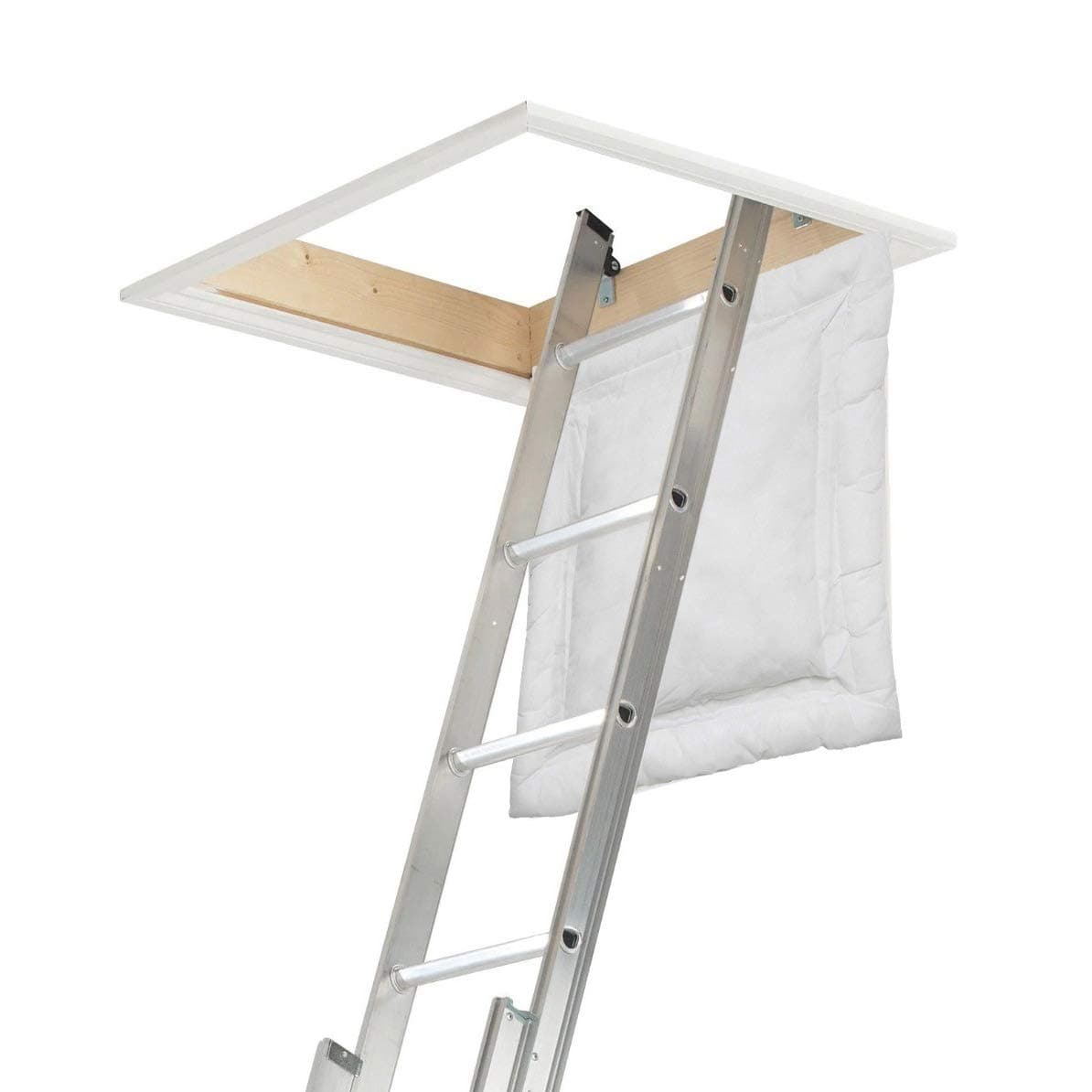 Loft Hatch Insulation Kit/Simple Loft Draft (Draught Excluder/Loft Hatch Insulated Cover 75cm x 75cm (1 Pack - Square 75 X 75cm)