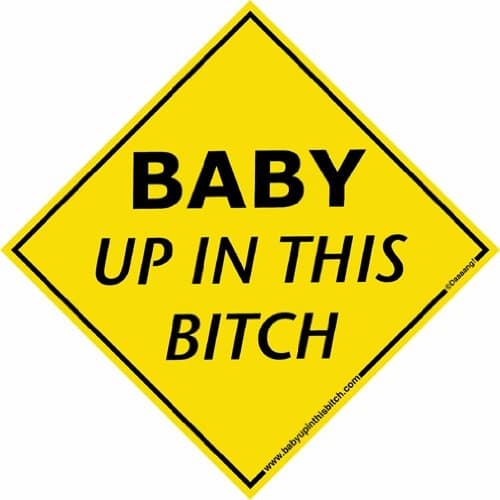 Baby Up In This Bitch Decal