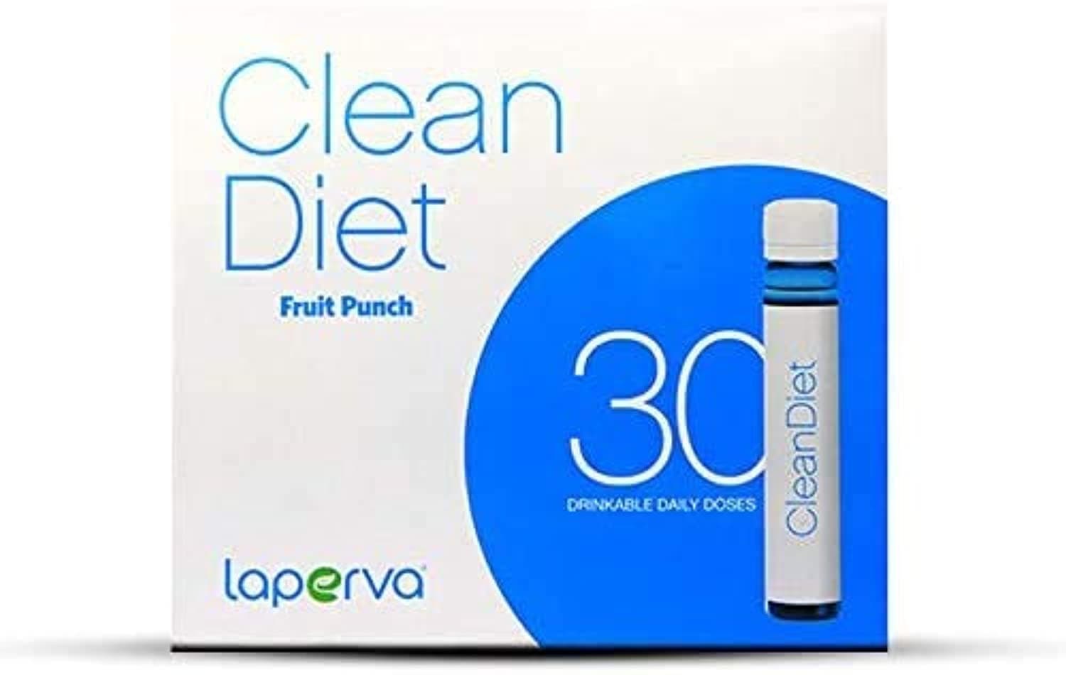 Clean Diet, Fruit Punch, 30 Vials | Accelerates Metabolism, Controls Appetite & Regulates Blood Sugar | L-Carnitine & Plant Extracts | Weight Loss & General Health Support