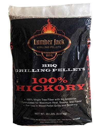 Lumber Jack 100% Hickory BBQ Grilling Pellets – 20 lbs.