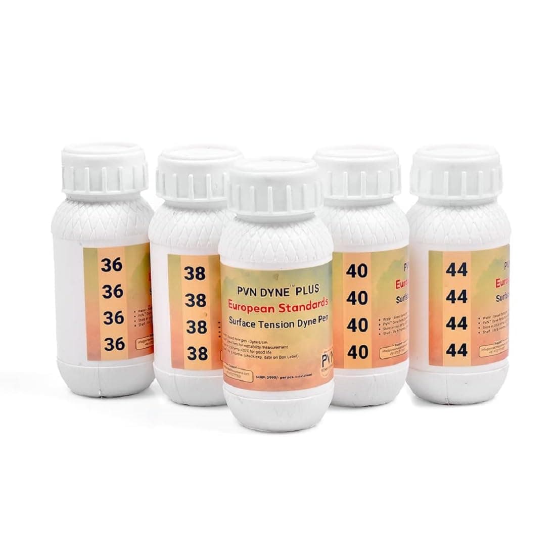 PVN Dyne Plus Ink Solutions -European Standards (Dark Violent) for Surface Tension-Treatment- Wettability Measurement with Cotton Swab box -100 ML (70)