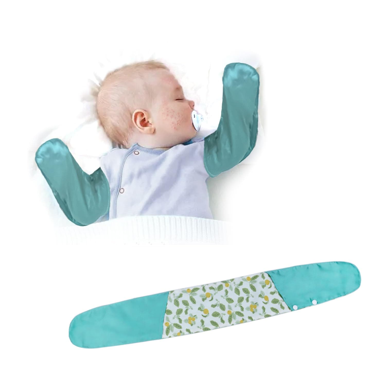 Eczema Mitten Scratch Sleeves for Babies with Eczema or Sensitive Skin Stay on Scratch Mittens Eczema Treatment Clothing