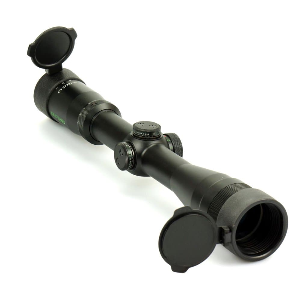 Pride Fowler Industries RR-Evolution 3-12x42mm with Rapid Ranging Scope, Black, 22LR