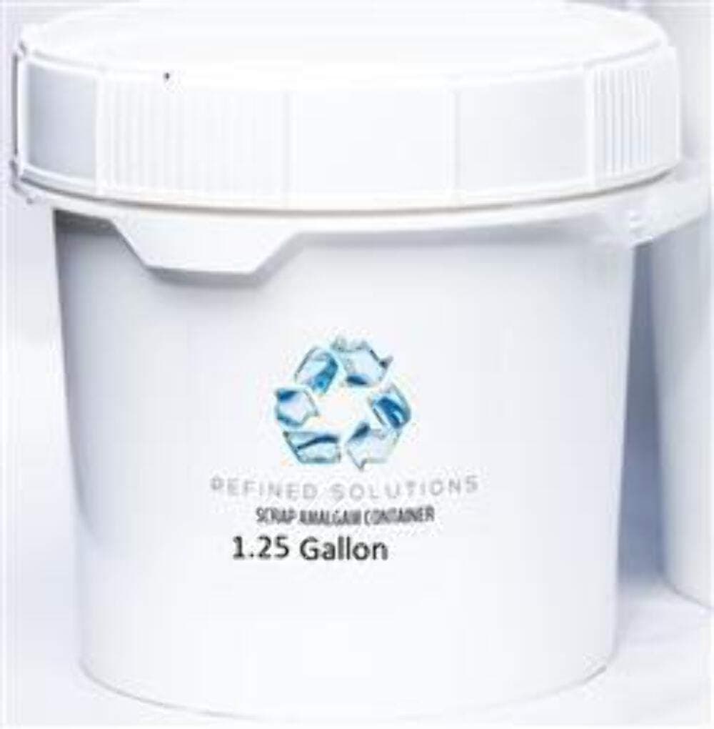 Refined Solutions Dental Office Scrap Amalgam Collection Buckets (1.25 Gallons)