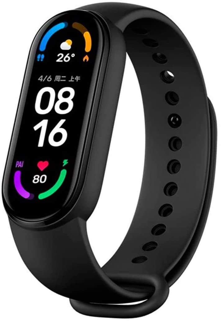 MI For Xiao Band 6 1.56'' Screen Display Smart Bracelet Blood Oxygen Fitness Tracker Heart Rate Monitor Bluetooth Smart Band