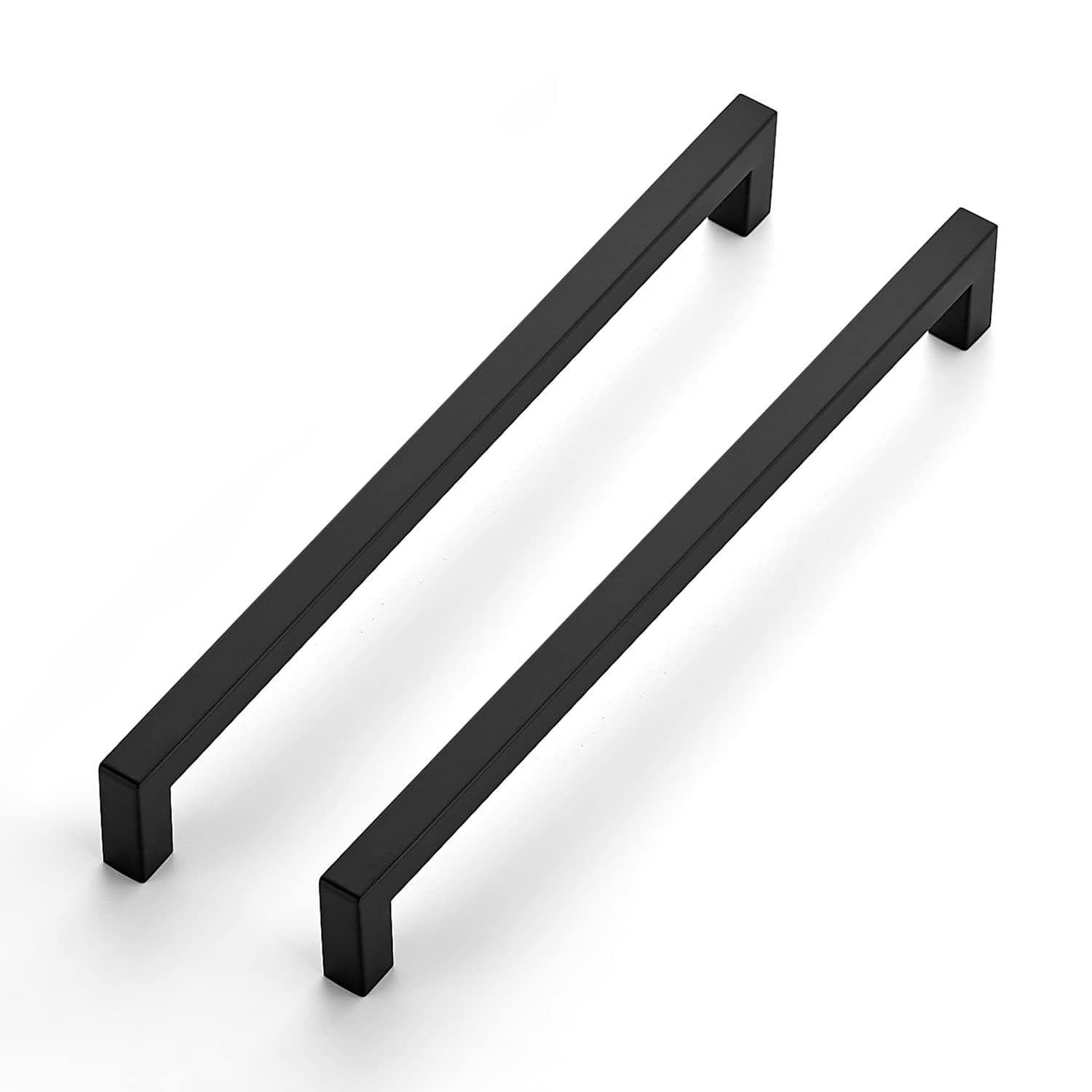 Ravinte20 Pack 10 Inch Kitchen Square Cabinet Handles Matte Black Cabinet Pulls Black Drawer Pulls Kitchen Cabinet Hardware Kitchen Handles