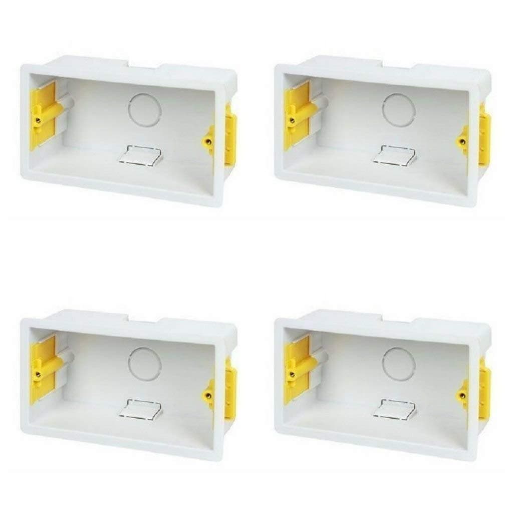 Appleby SB631 Dry Lining"Fast Fix" Boxes Double 2 Gang 47mm Deep (Pack of 4)