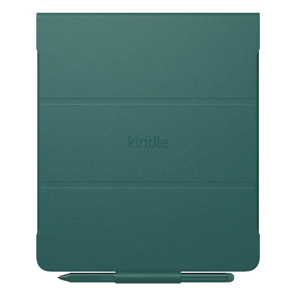 Amazon Kindle Scribe Leather Folio Cover with Magnetic Attach, Sleek Protective Case – Plant-Based Cover