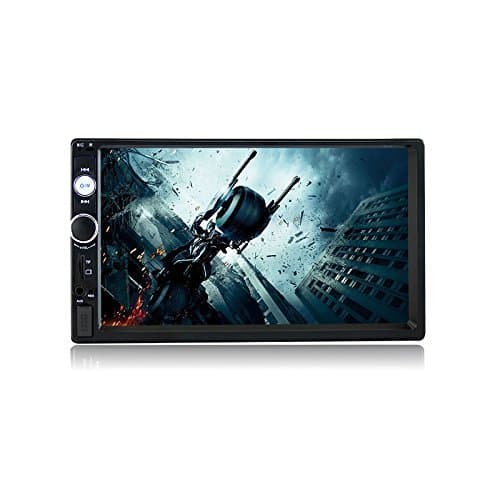 7 Inch Double Din Touch Screen Car Stereo MP5/MP4/MP3 Player FM Radio Car Audio Bluetooth Support Rear View Carmer Remote Control