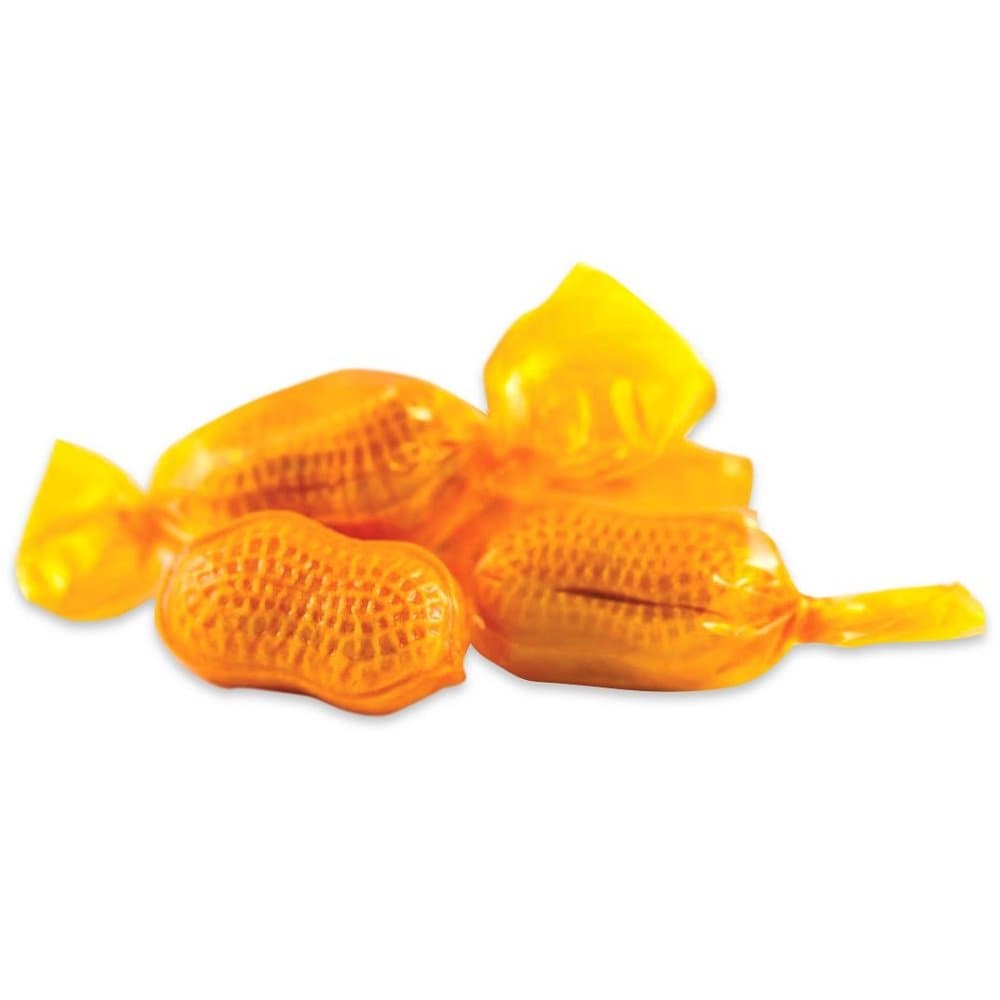 Atkinson Orange Old Fashioned Honeycombed Peanuts Candy Bag, Peanut Butter, 15 Ounce