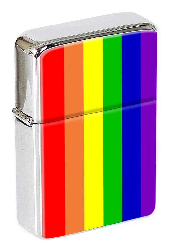 Gay Rainbow Flip Top Lighter