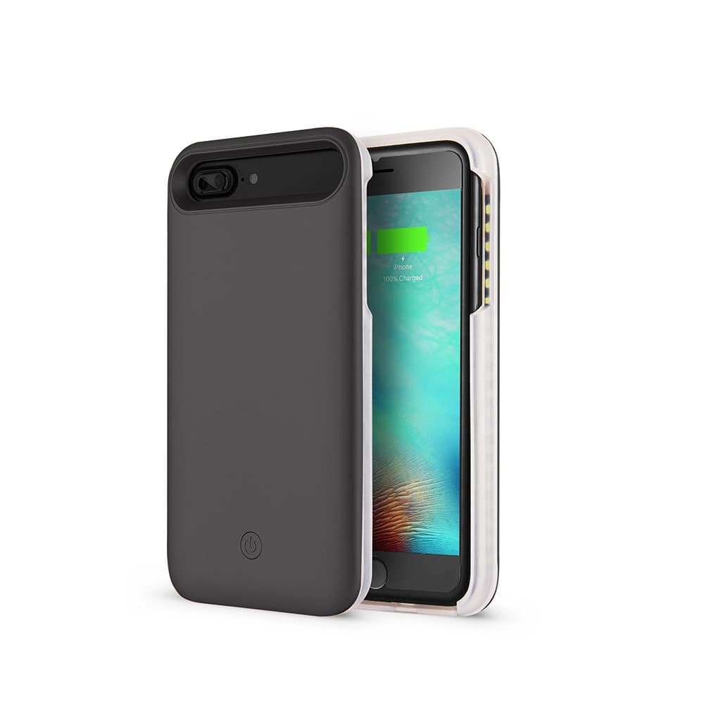 Cutelook New LED Selfie Light Up Illuminated Cell Phone Case for iPhone 8 Plus/iPhone 7 Plus/6 Plus/6S Plus