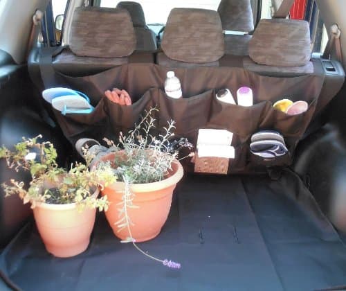 CoolKarStuff Bench Seat Cover with Back Seat Organizer. 3 Way Use! Innovative and Smart Design!