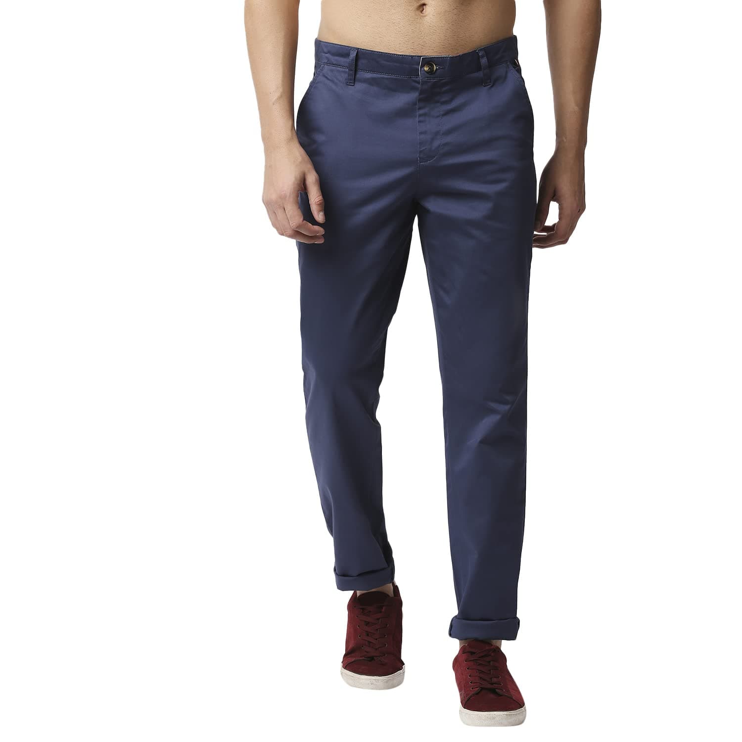 HammerSmithMen's Chino Slim Casual Pants