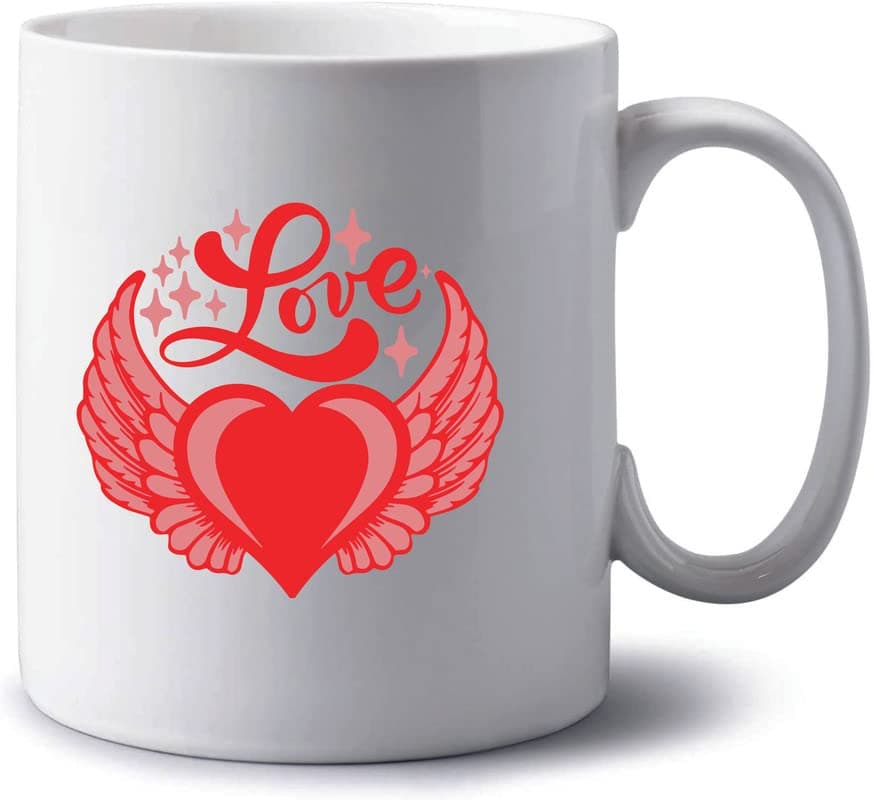 SNV Love-Fly-Design-wm Gift Ideas Printed Ceramic Tea/Coffee Mug-13599