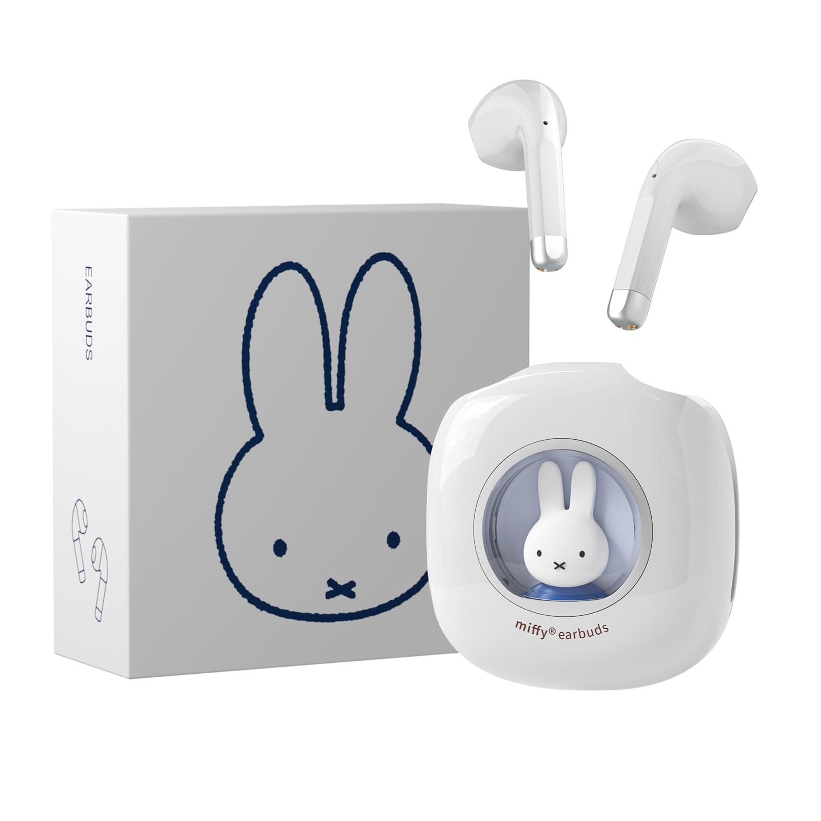 - Miffy Bluetooth Wireless Earbuds Headset (Bule),IPX5 Waterproof Ear Buds Headphones