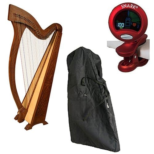 Roosebeck Meghan Harp 36-String Knotwork Deluxe Package w/Gig Bag, and Tuner
