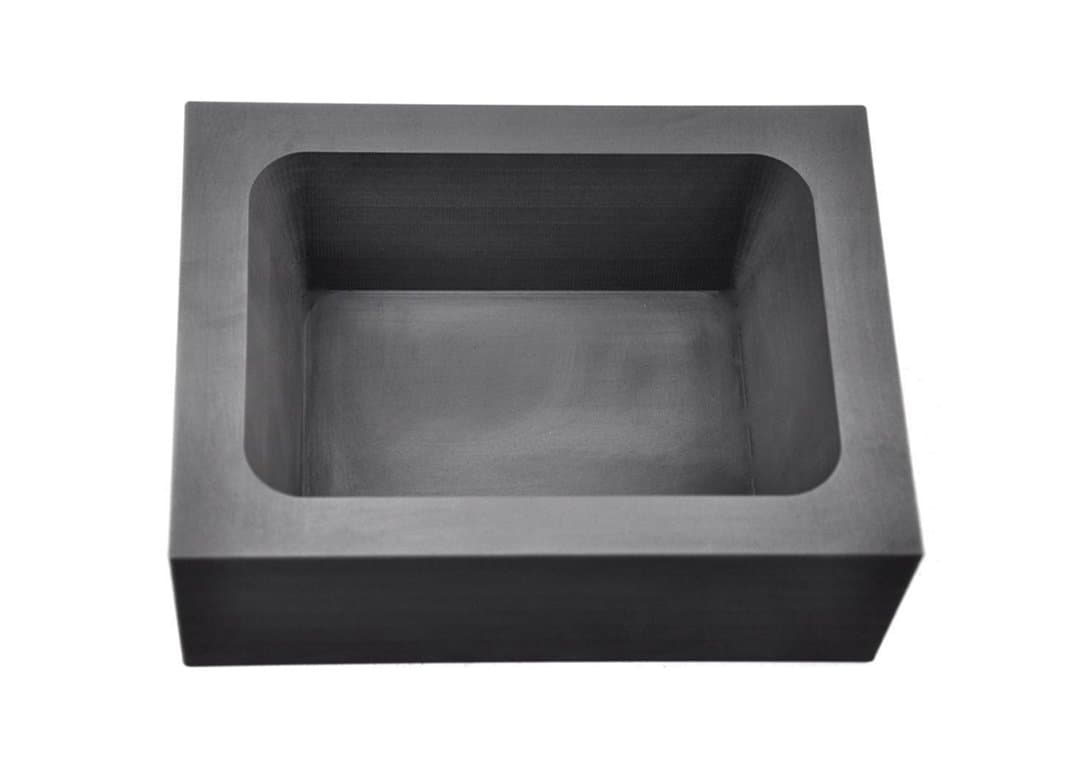 400 oz Troy Ounce Rectangle Gold Graphite Ingot Mold for Melting Casting Refining Scrap Jewelry