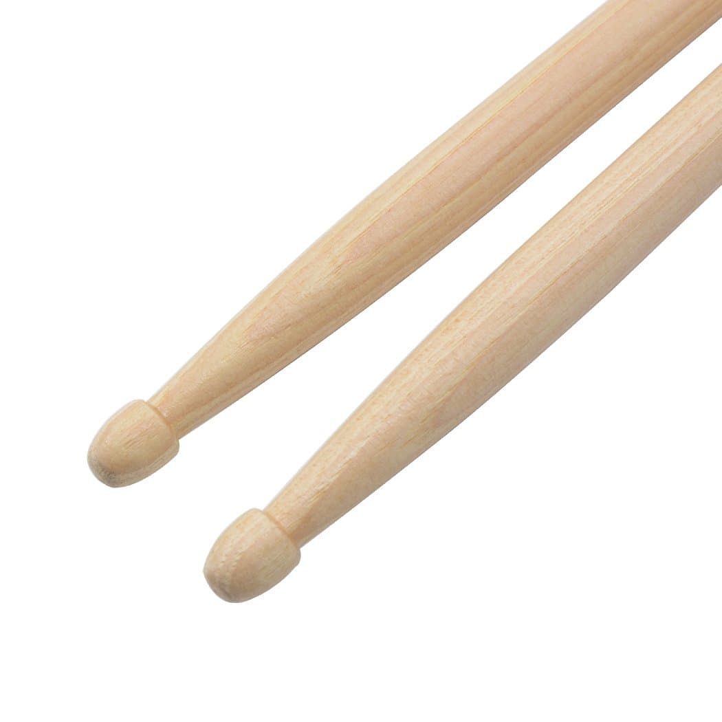 Drum Stick 5A Wood Tip Drum Sticks 5a Classic Hickory Drumstick (1 Pair Hickory)